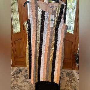 Calvin Klein Sequence Dress - Plus Size